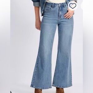 BLUE BY ARTEMIS WIDE LEG JEANS INDIGO - 12
